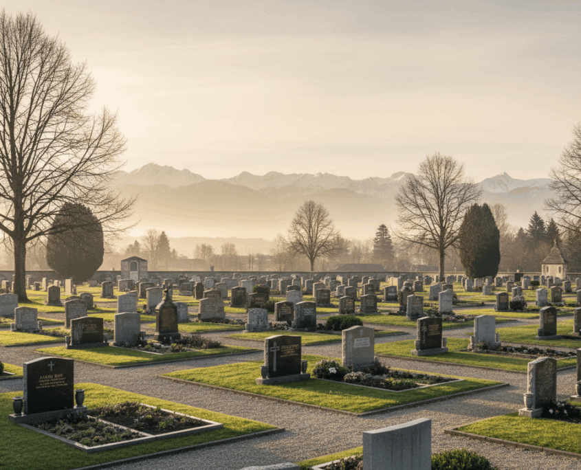 Beerdigung und Kremation